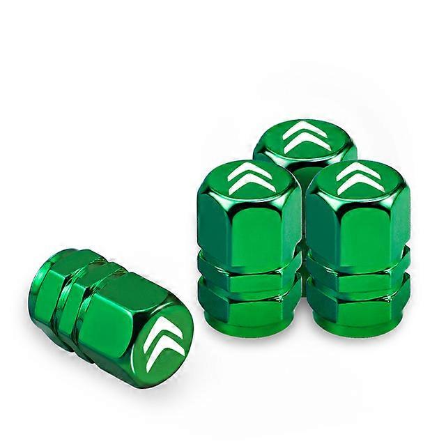 4Pcs Car Tyre Stem Air Valve Caps Auto Air Valve Dustproof Accessories For Citroen C4 C3 C4 Picasso C Elysee C5 C1 C2 Berlingo shry