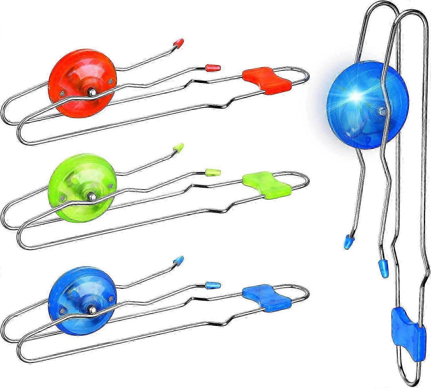 Set Of 3 Retro Orbit Spinner Flash Wheel Orbit Spinner Yoyo Toys-Yogu