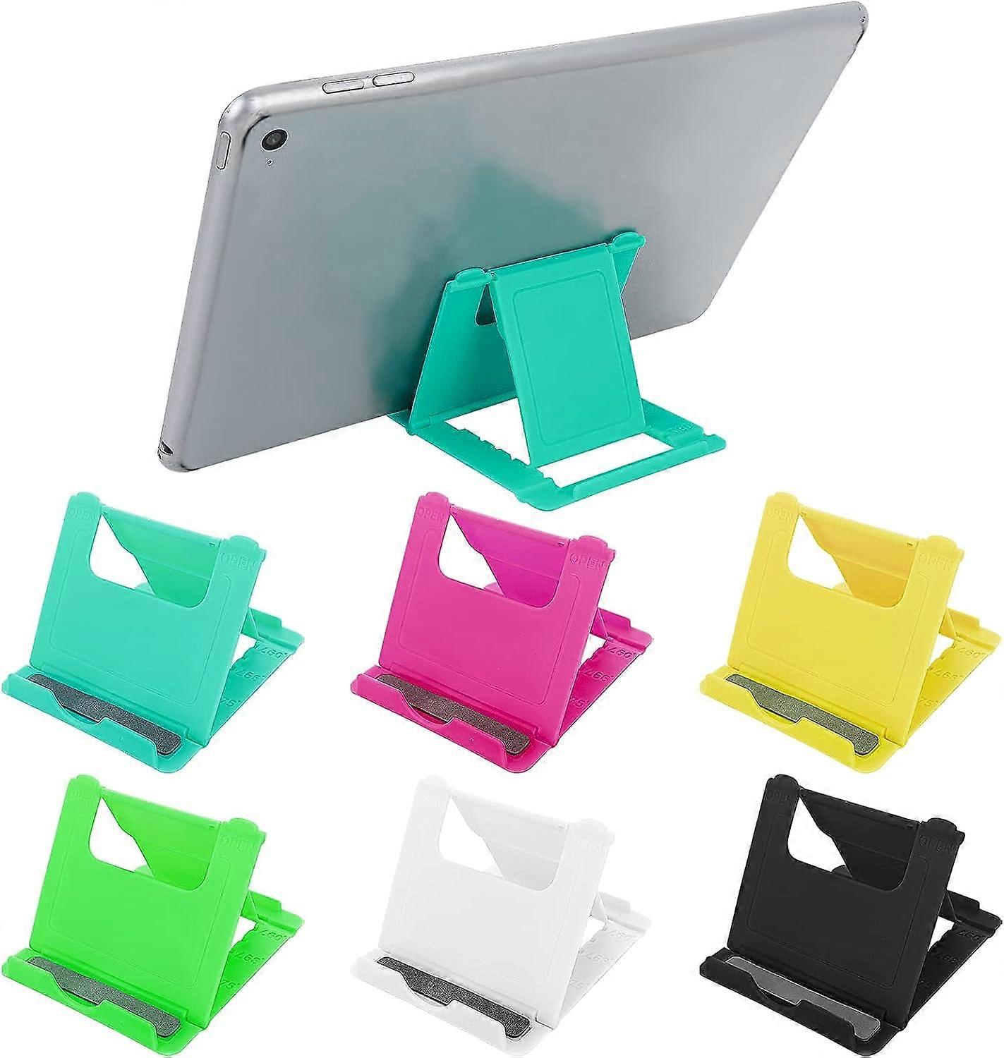 6 Pack Foldable Mobile Phone Stand, Multi-Angle Mobile Phone Stand, Universal Desk Stand for All Cell Phones and Tablets A