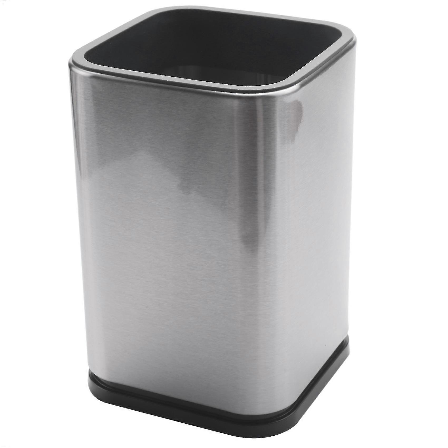 Stainless Steel Kitchen Utensil Holder, Modern Rectangular ,17x11cm