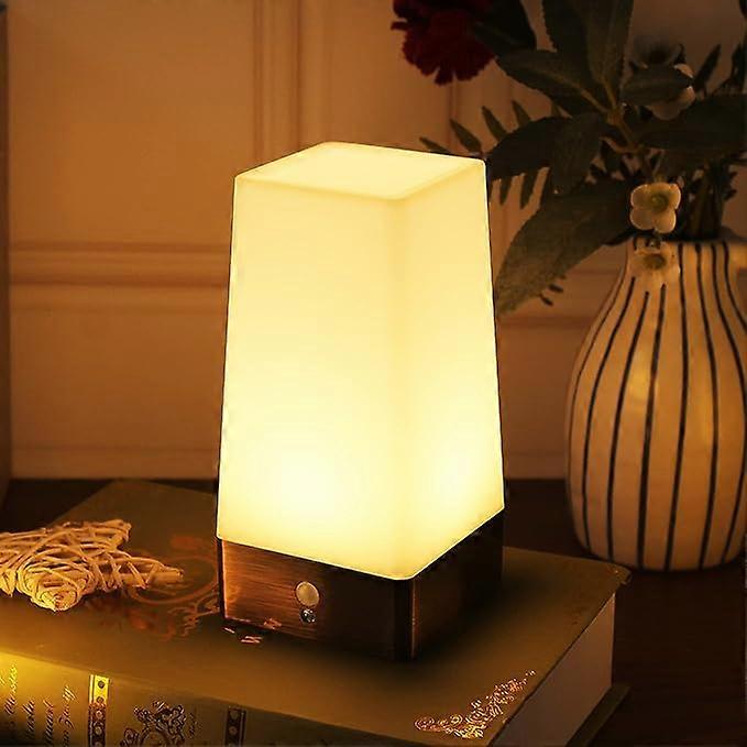 Table lamp, retro LED night light, bedside lamp with light sensor