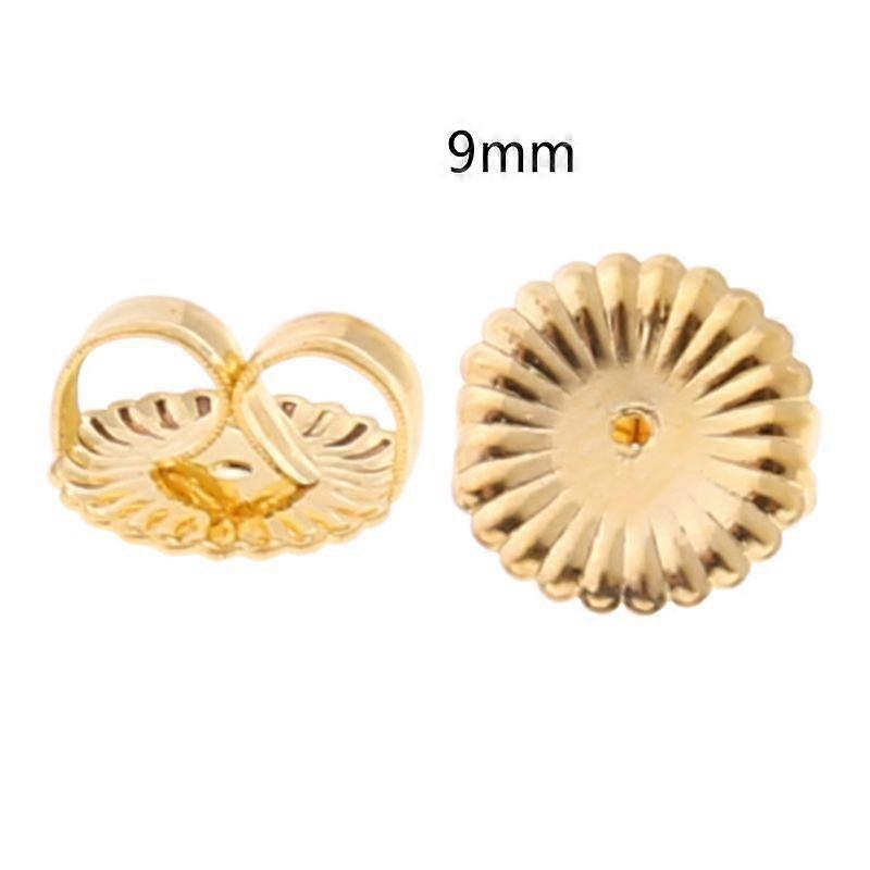 100Pcs Gold Earring Backs Replacement Secure Ear Studs Locking Earring Tight Nut