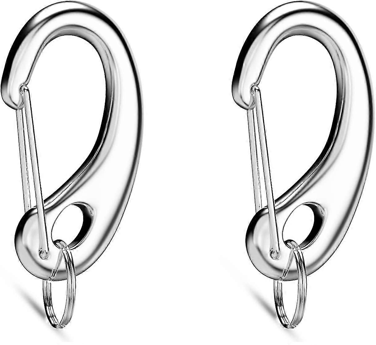 Veeki The Length Is About 1.9 Inches. The Large Pet Tag Quick Clip/spring Hook Combination Is Suitable For Pet Id Tags, And Will Not Easily Lose Pet T