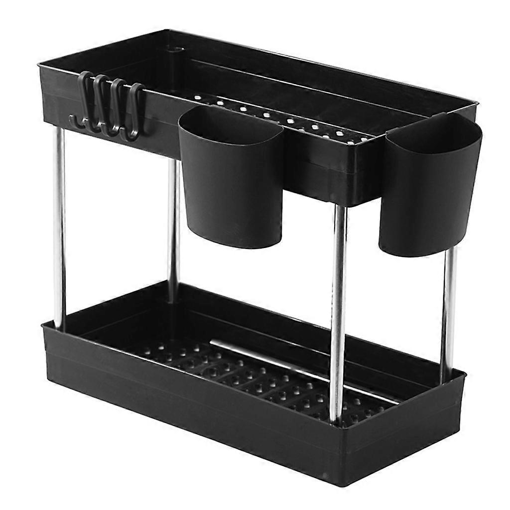 Under-Sink Organizer Shelf Multi-purpose 2 Tier Under-Sink Storage Kitchen
