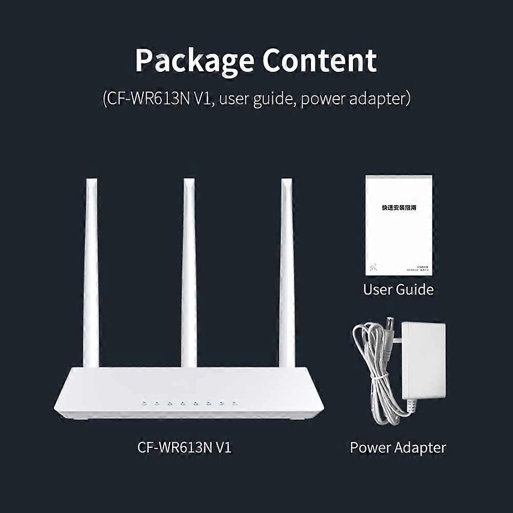 Wireless Home Router WiFi Network for Wireless Internet Long Range Wide Coverage Easy Setup High Speed for Office