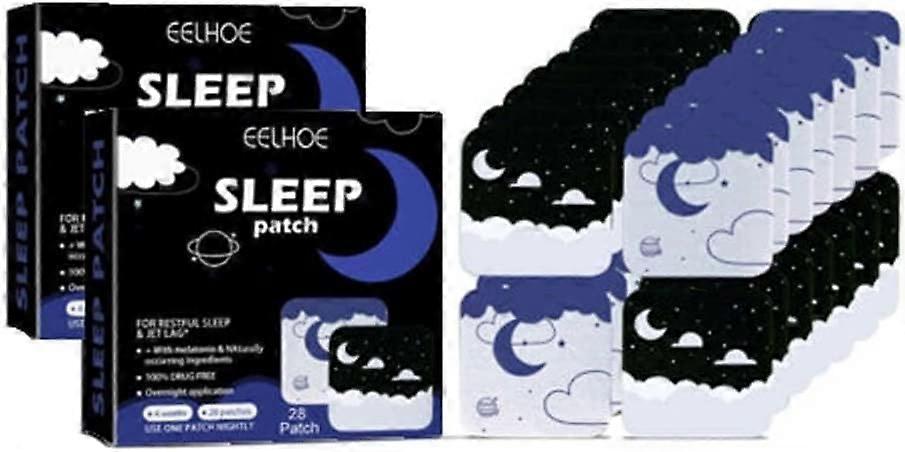 56PCS Îmbunătățiți calitatea somnului pentru adulți Ajutor pentru somn Patch Deep Sleep Patch Natural Sleep Patch-Sleep Aid Patch