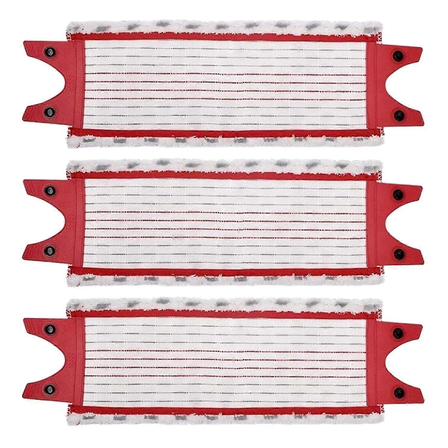 3 Pcs Microfibre Floor Mop Pads Replacement For Ultramax Mop Refill Replacement Set Spray Flat Mop