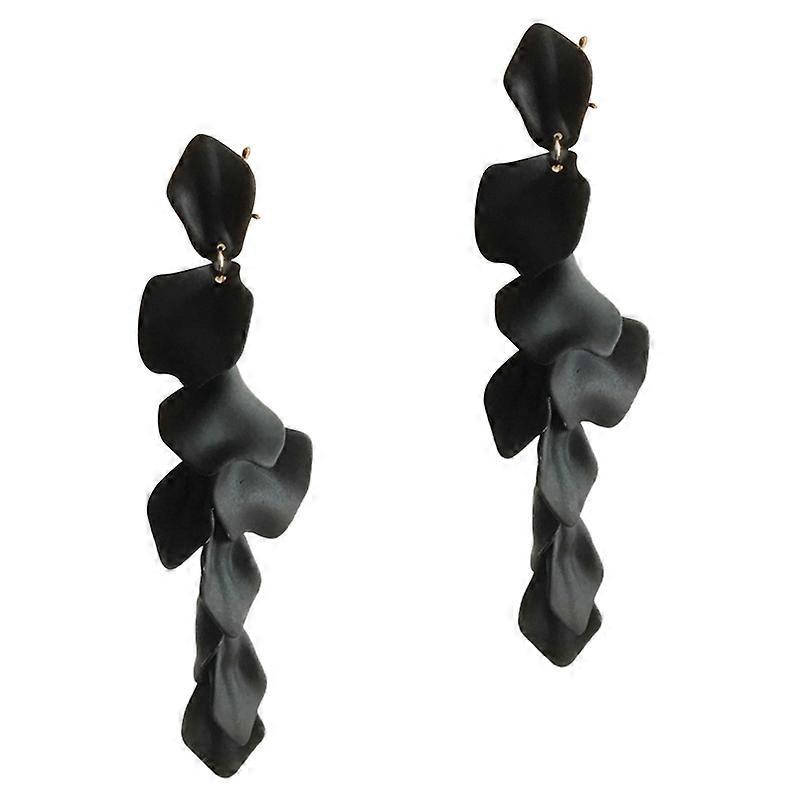 1 Pair High Quality Drop Earrings Acrylic Petal Shape