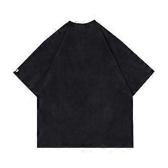 Y2K T-shirt Uomo Oversize In Cotone – Vintage Rapper Stampata, Manica Corta - 6
