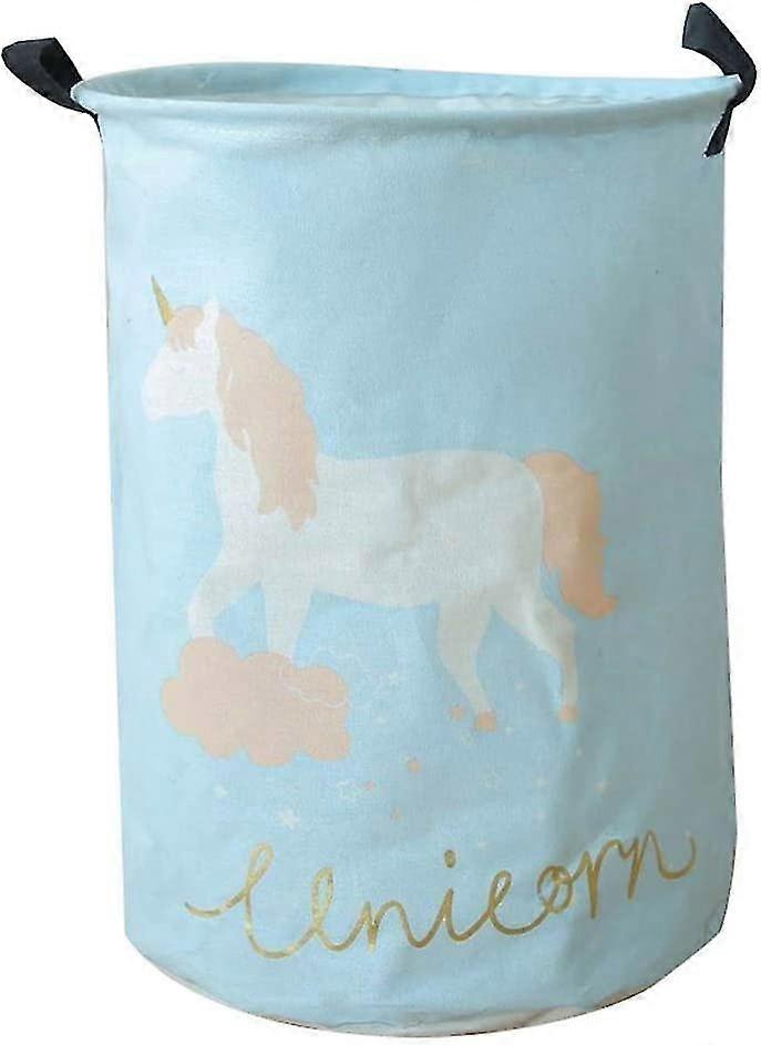 Simple Style Unicorn Pattern Series Laundry Basket Household Storage Box