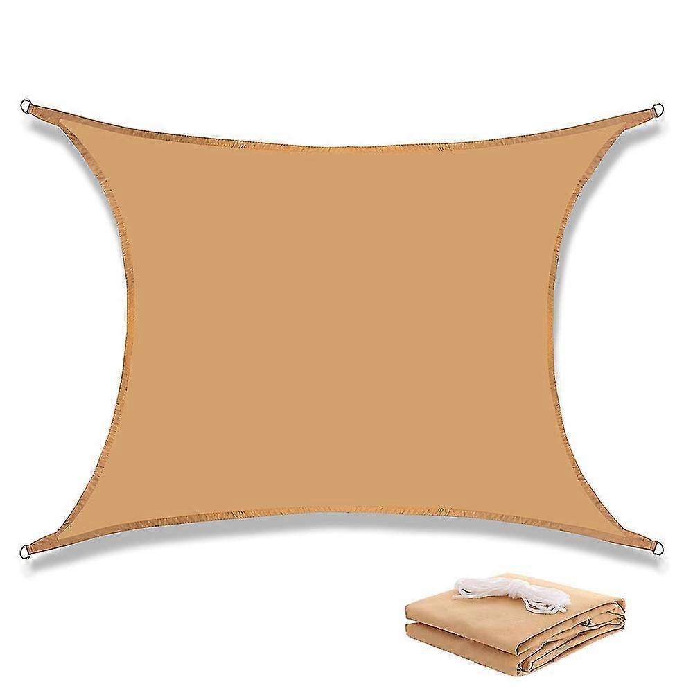 Shade Sail, Square Rectangle Shade Sail, Garden Patio Waterproof Polyester Awning Swimming Awning, Camping Hiking Sail Canopy