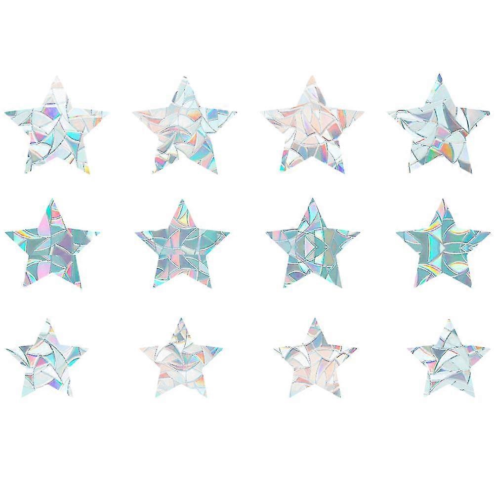 12pcs Anti-collision Window Clings Prevent Birds Strikes Static Glass Decals