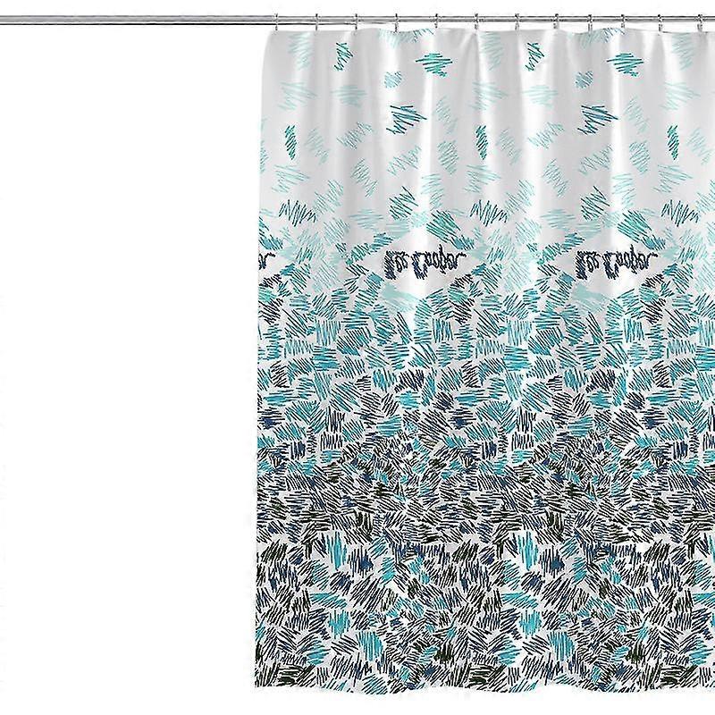 Abstract Fabric Shower Curtain, 72  Inch