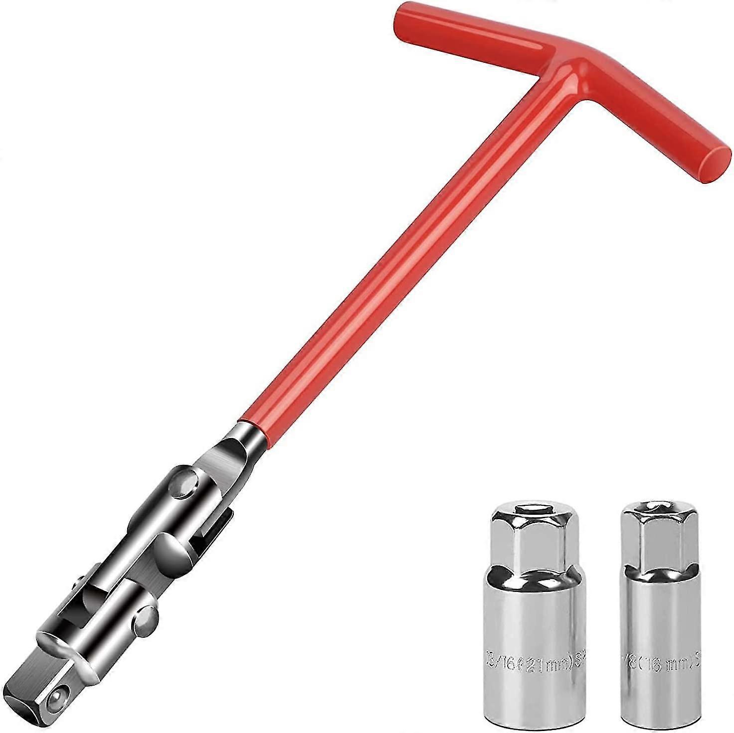 Spark Plug Socket Wrench Set, Spark Plug Removal Tool, Spark Plug Spanner, Bar Socket Wrench