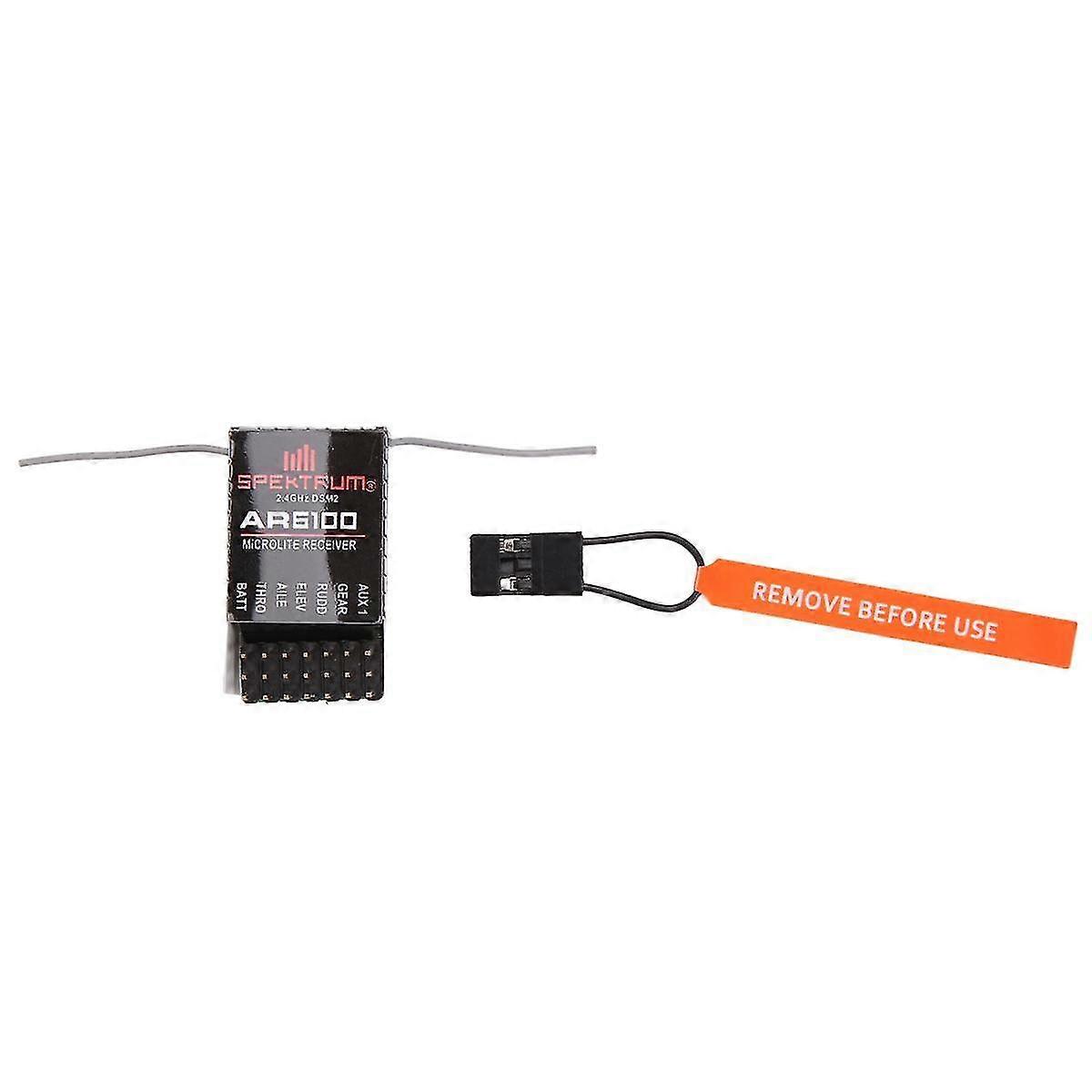 Spektrum AR6100 DSM2 RC Receiver 2.4GHz 6 Channel 6CH for Spektrum JR DX6I DX7 DX8 DSX6 DSX7 Of Helicopters Airplanes