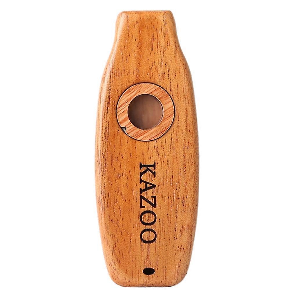 Mahogany Kazoo Flute Accompaniment Brown Kazoo Flute Instruments Pallets Kazoo