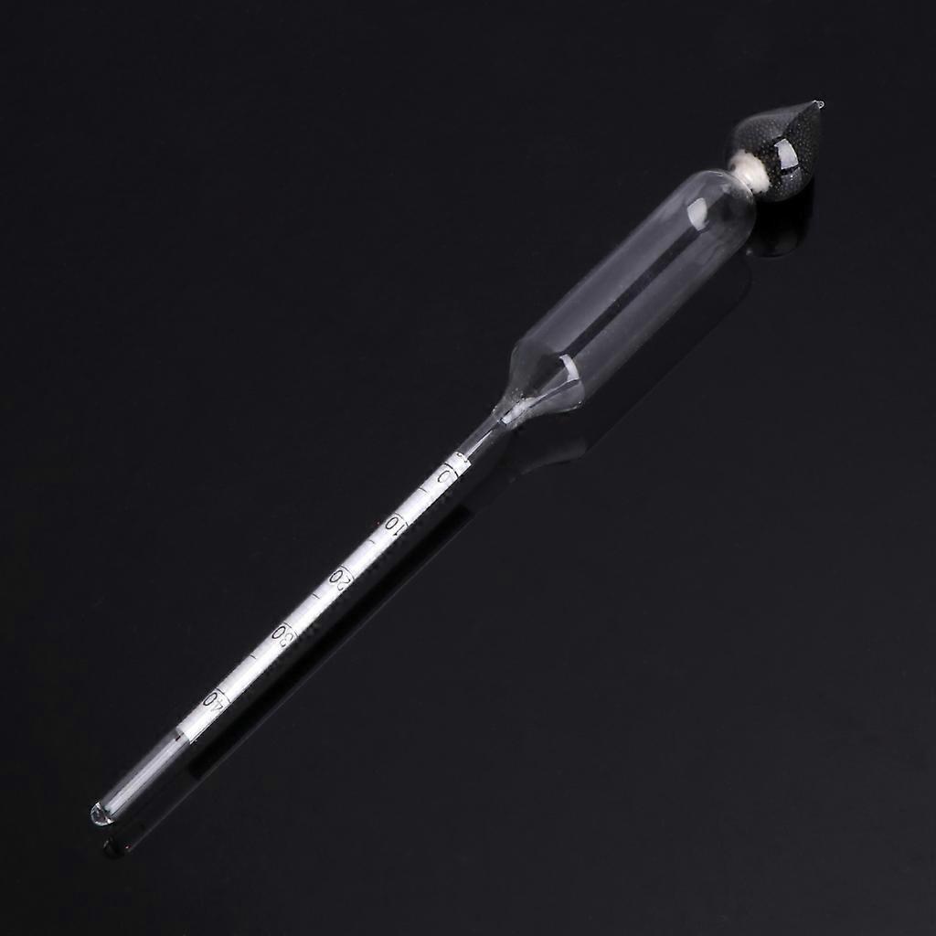  3 Pcs Alcohol Tester Wine Hydrometer Bar Set with Thermometer 0-100% Reusable