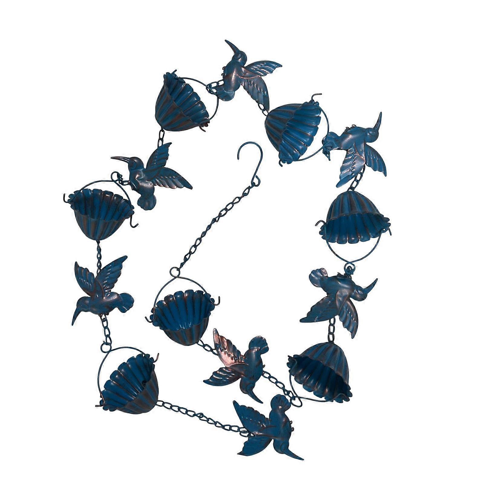 7.87 ft Rain Chain for Gutters Eaves Drainage Gazebos Replacement Downspouts