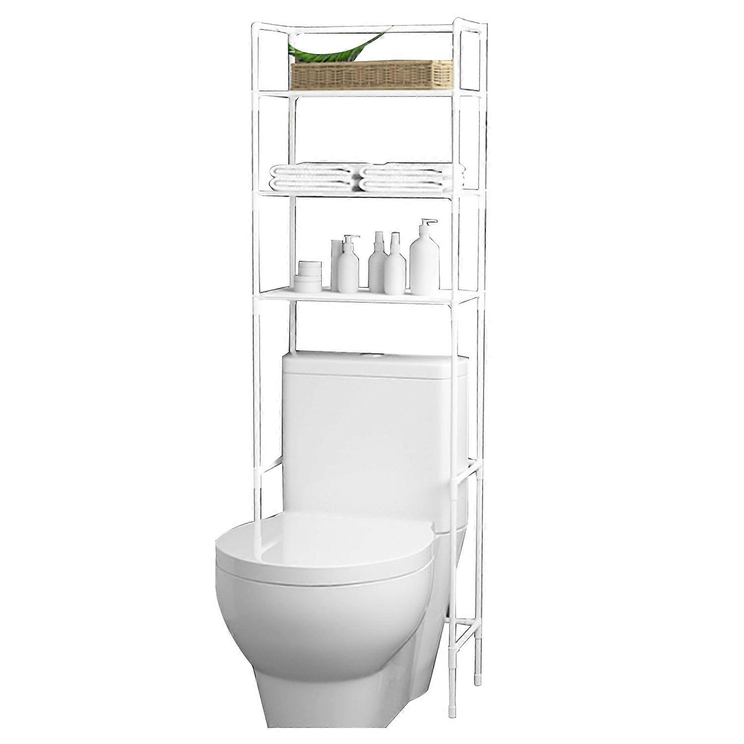 Bathroom Storage Rack Large-Capacity Strong Load-bearing Easy Installation Multi-Layered