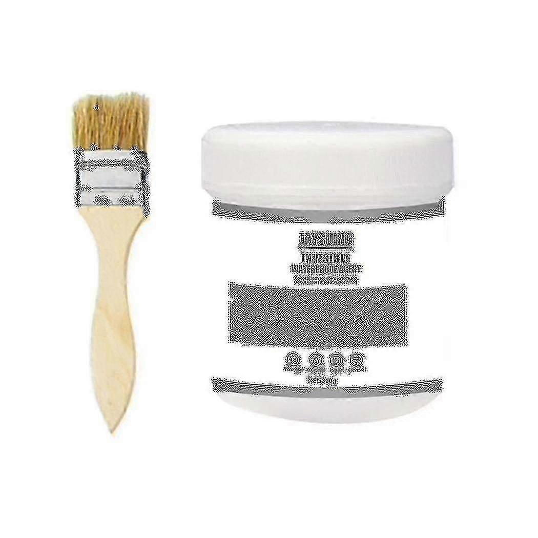 Jaysuing Transparent Waterproof Glue Plus Brush Waterproof Leakproof Water-based Sealant Anti-leaka