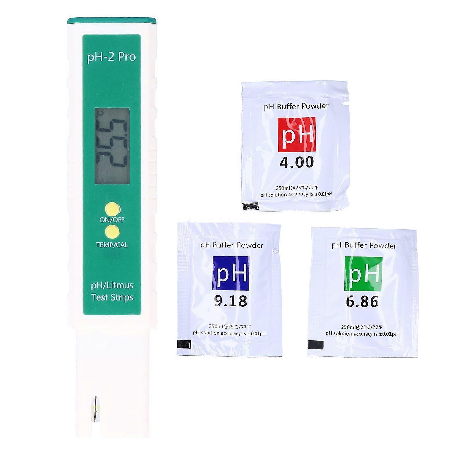 PH Meter LCD Digital Water Quality Test Pen with 2.0016.00PH Measurement Range