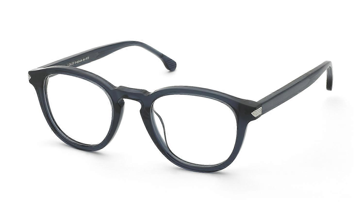 Eyewear Frames Lozza VL4373 0W47 BLU Transparent LUCIDO 50/23/145 UNISEX