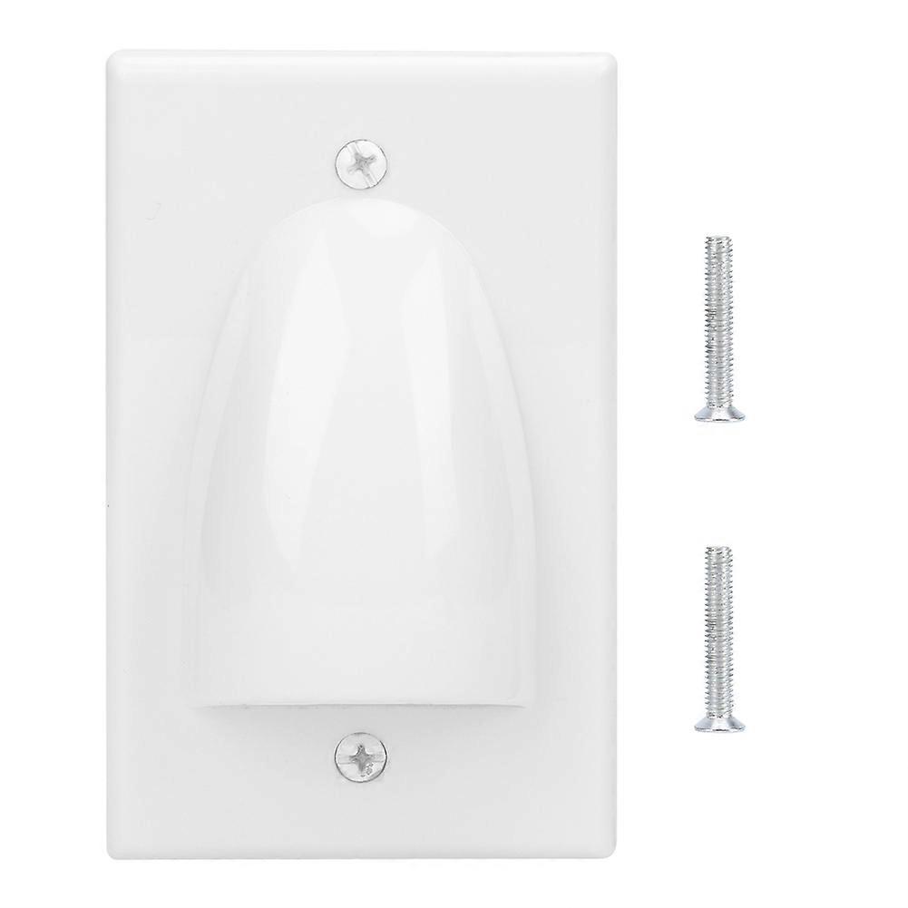Durable Dust Proof Prevention Cable Wall Plate Panel with Mounting Screws
