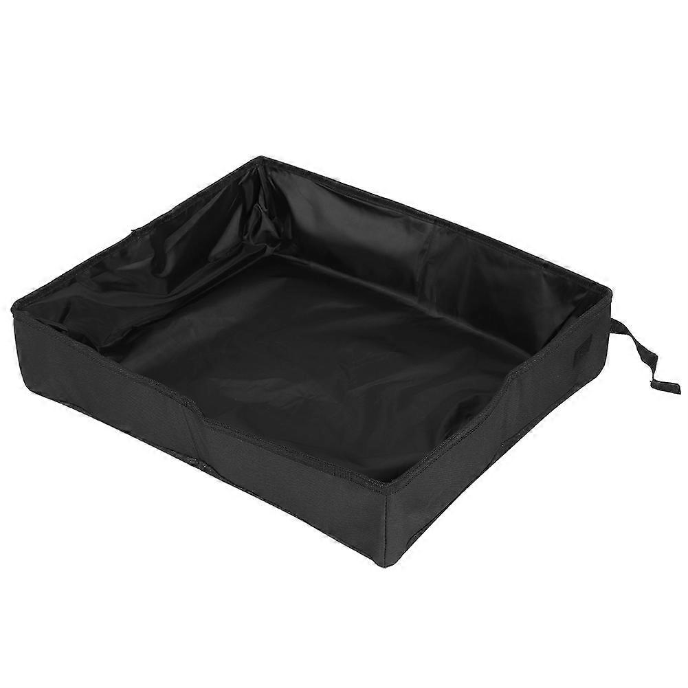 Portable waterproof pet cat litter box, foldable
