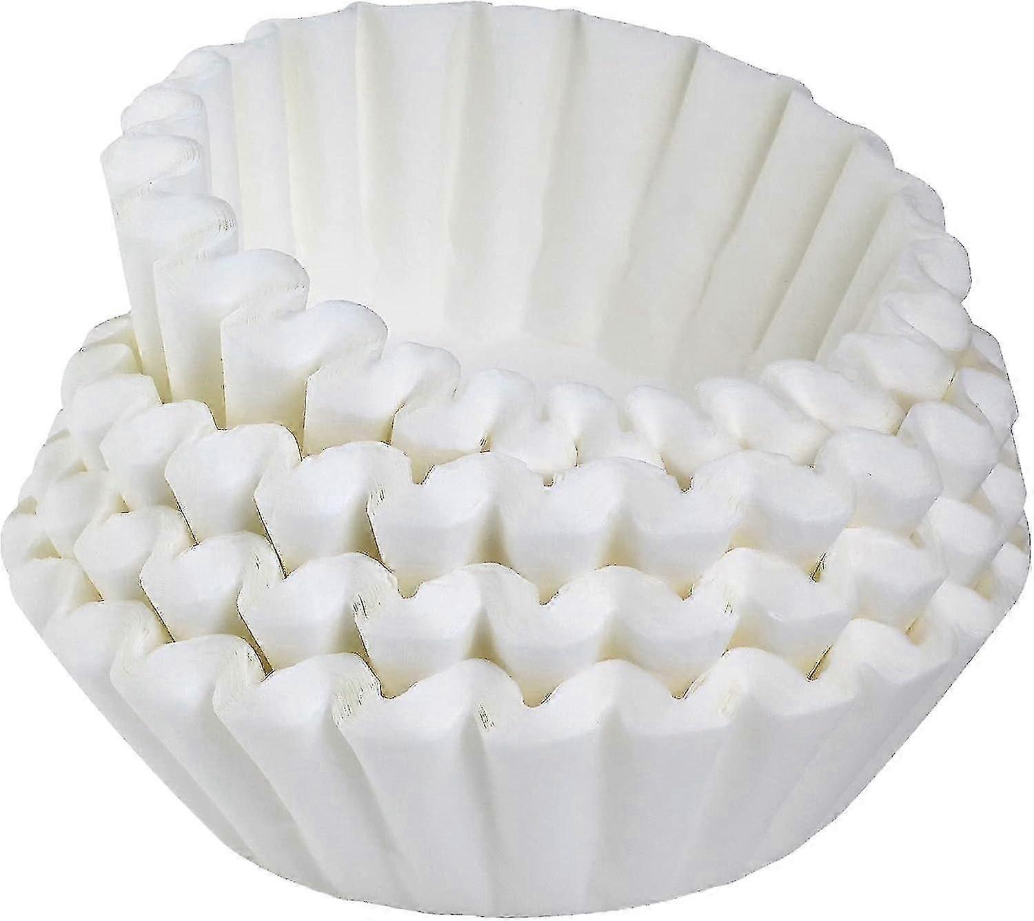 Fantastiska kaffefilter för 4 koppar korgar (200, vit)