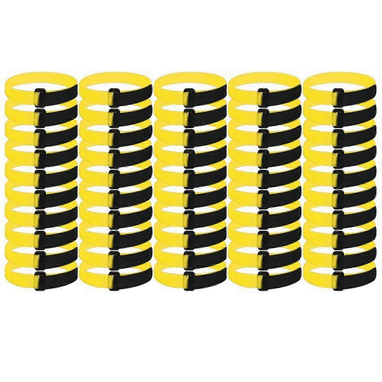 50Pcs Soccer Goal Net Attachment Straps with Fastener Tape Reusable Compact Size Portable Easy to Install Goal Net Straps