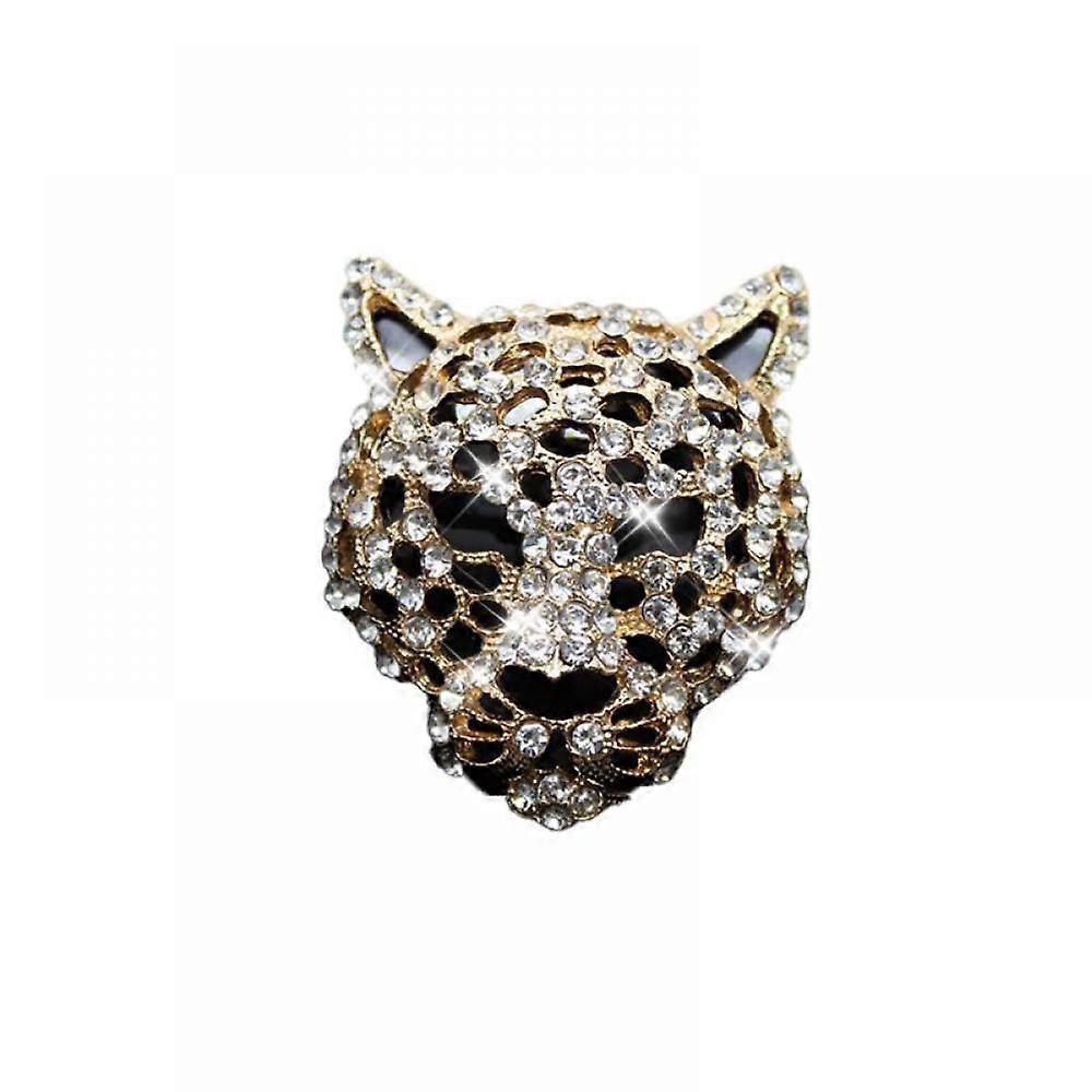 Air Vent Clips, Crystal Leopard Car Air Fresheners Vent Clips Car Diffuser Vent Clip Rhinestone Leopard Car Decoration Car Interior Decor for Women (G