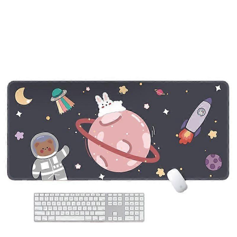 Kawaii desk pad, cute mouse pad, large gaming table mouse pad cartoon keyboard pad300*900*3mm