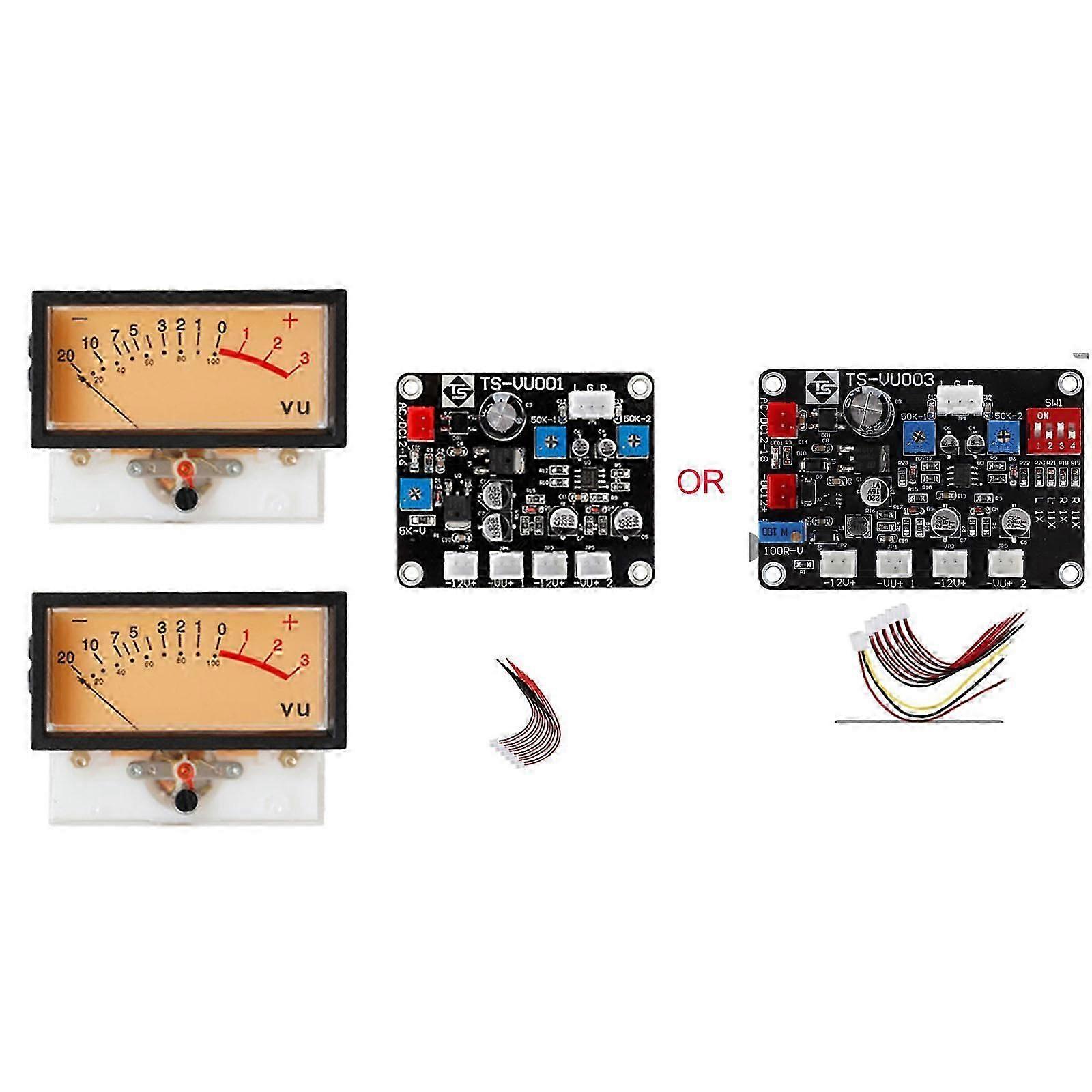 High Accuracy VU Ammeter with Backlight Mechanical Ammeters Plus Driver Board