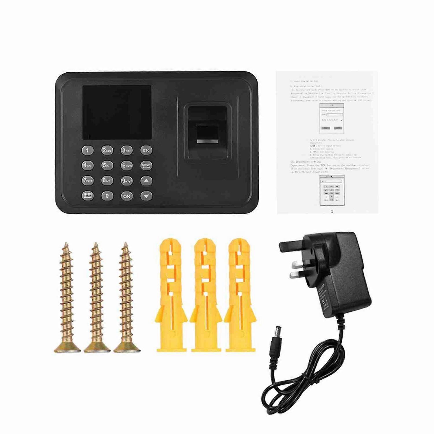 Biometric Fingerprint Password Attendance Machine Multi-language with 2.4 inch LCD Screen Employee M