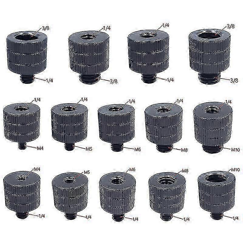 1/4 Til M4 M5 M6 M8 M10 Skrue Hann Til Kvinne Gjengeskrue Montering Omformer Adapter