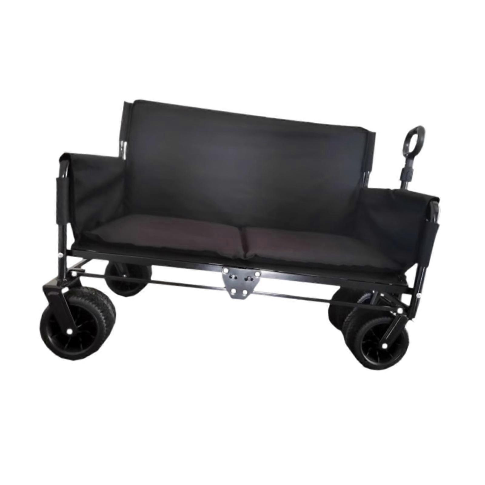 食料品ワゴンシートまたは屋外スポーツ食料品用の折りたたみ式ワゴンカートを横にします