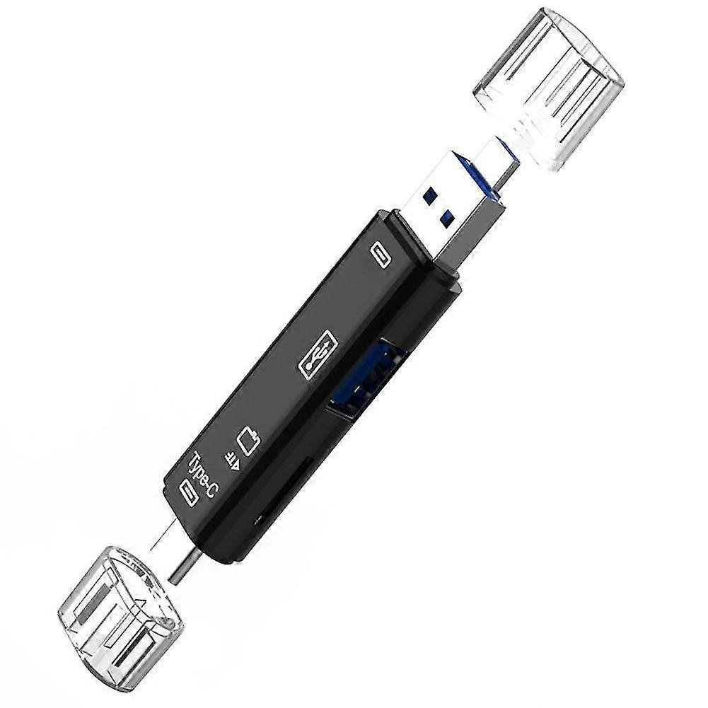 5 in 1 Multifunction Micro USB Type C TF Card Reader OTG Adapter for Android PC