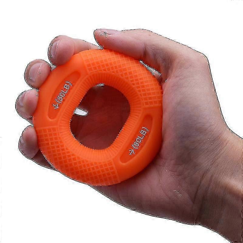 2 Adjustable Strength Gripper, Colour: 50 / 60lborange