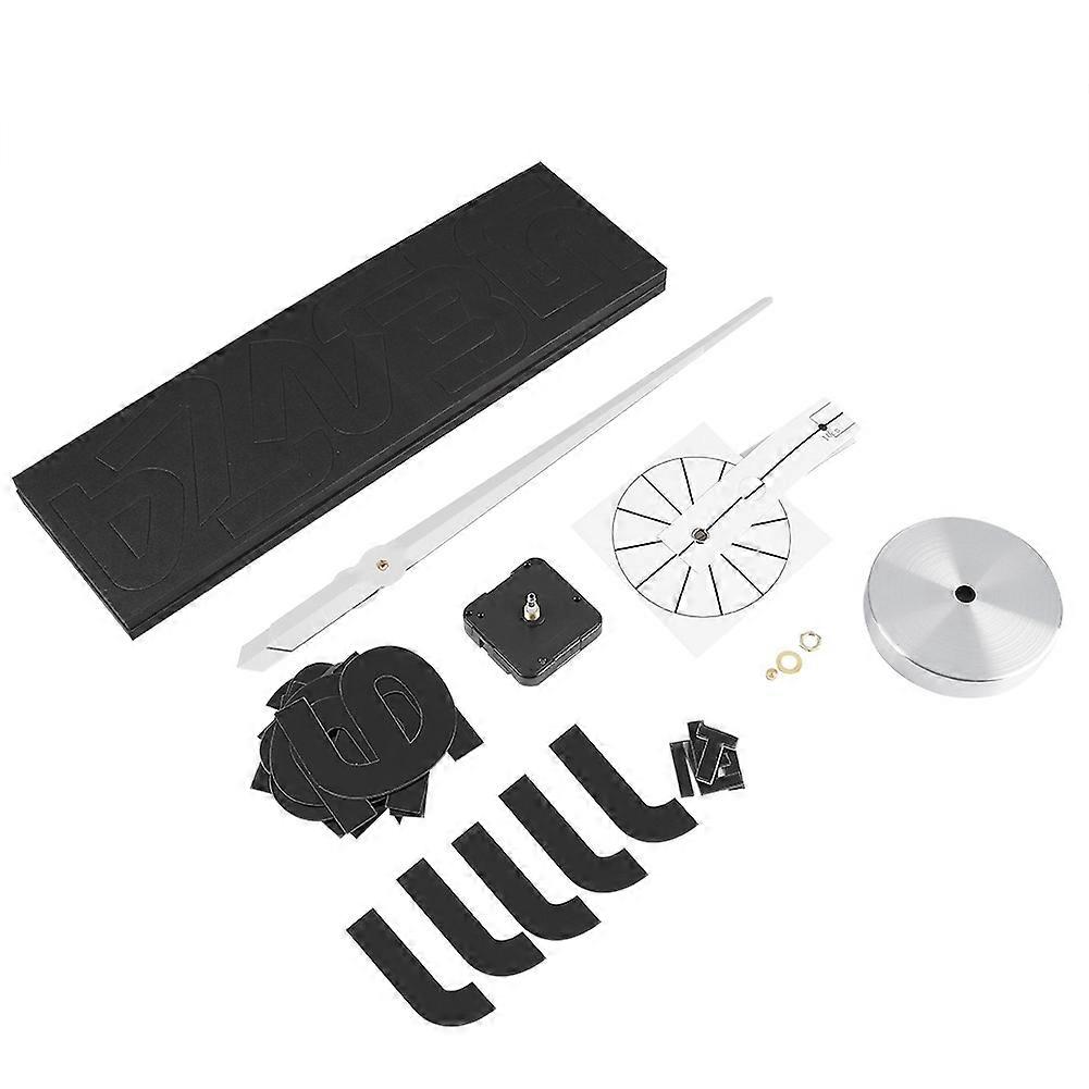 Modern DIY Large Wall Clock Kit with 3D Mirror Surface Stickers for Home Office Decor, Easy Installation, Stylish Design
