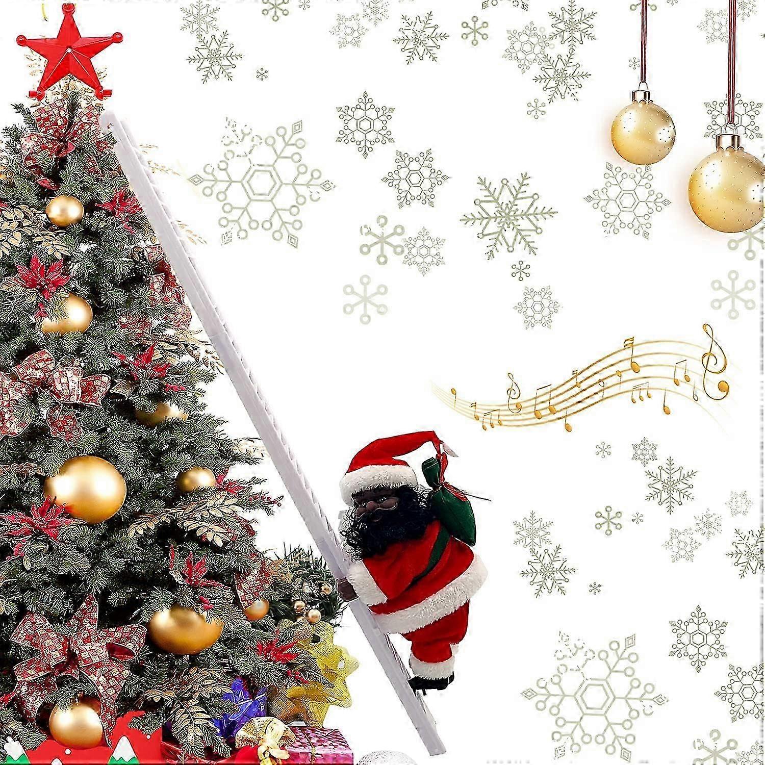 Electric Climbing Ladder Santa Claus