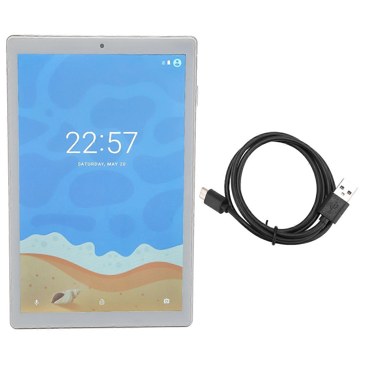 10 Inch Tablet for Android 14.0 WiFi Bluetooth MT6735 Octa Core Processor 6GB 128GB 1200x1920 8MP 20