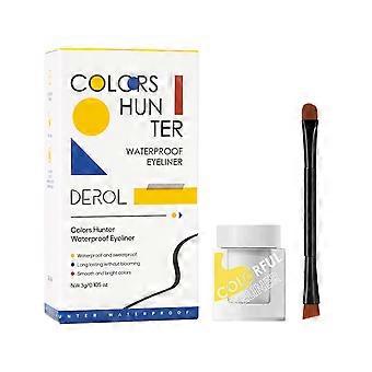 MAKE-UP Eyeliner Gel Zwart Blijf de hele dag nauwkeurig De hele dag Gel Eyeliner Zwart Waterdicht Gel Eye Liner Carbon Black 08
