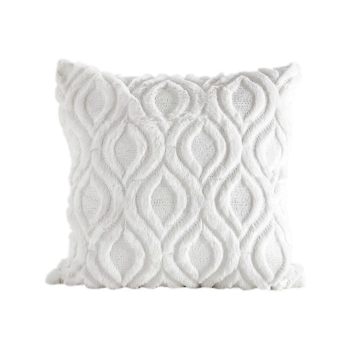 Soft Plush Short Velvet Decorative Cushion Covers Throw Pillow Covers Boho Neutral Pillow Shell for js