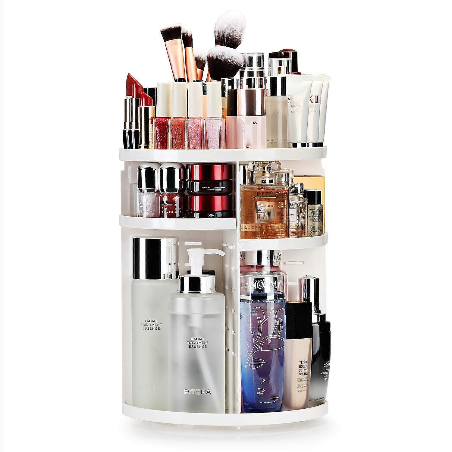 Elegant Storage Solution, Multi-Function 360 Rotating Makeup Organizer, Designed for Optimal Use of Space and Quick Access to Your Cosmetics, Robust