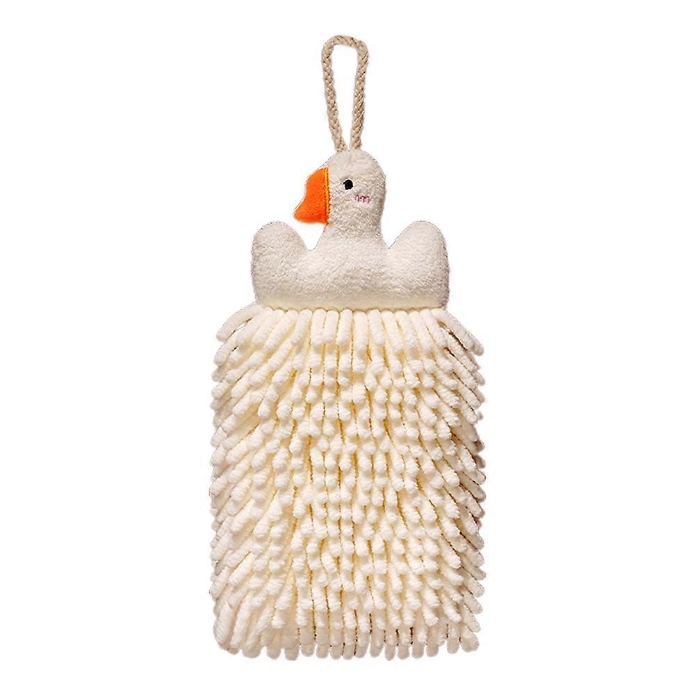 Water towel set Chenille microfiber soft kitchen towel with string hanger