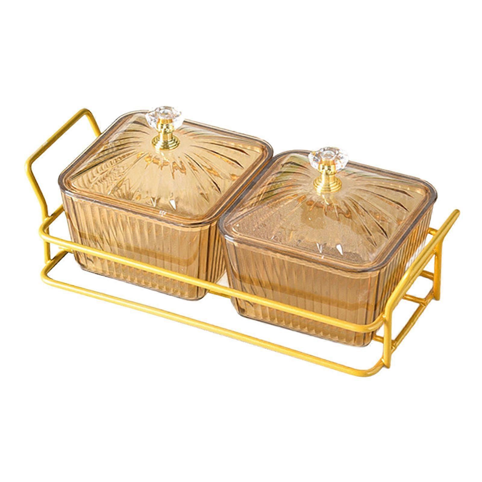 Divided Serving Dishes Snack Platter Organizer Candy and Nut Dishes Portable