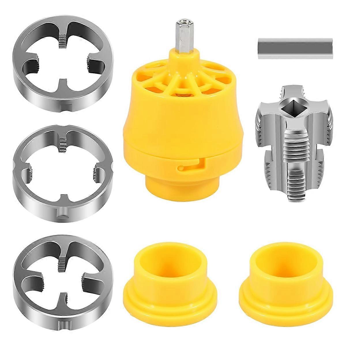 PVC Thread Maker Tool for Electric Drill, Plumbing Kit B