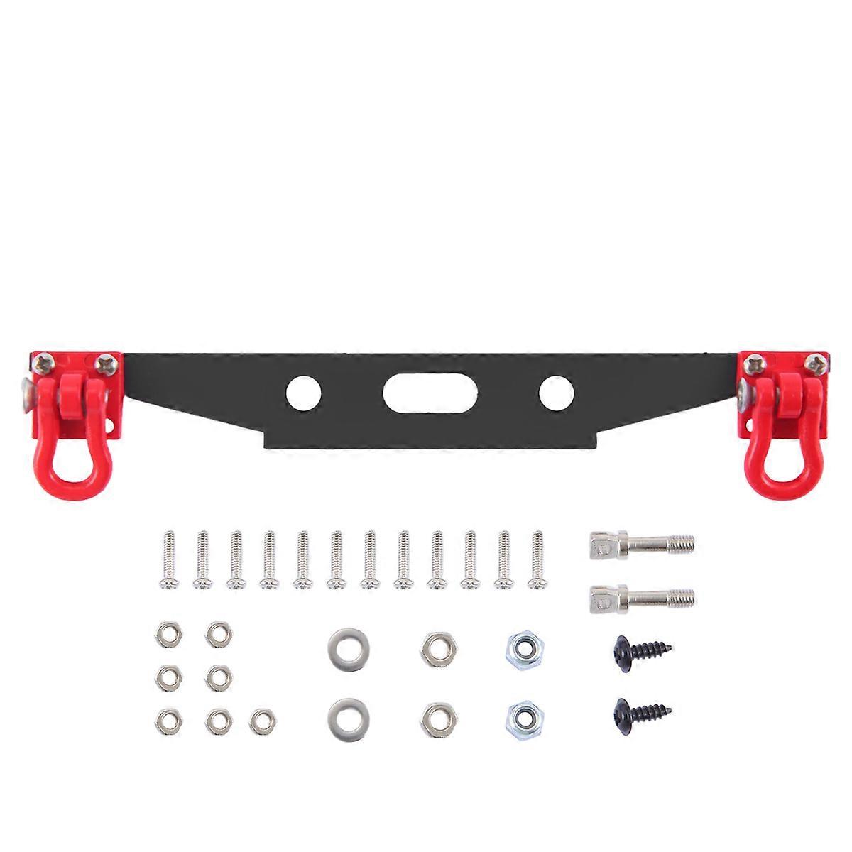 Metal Rear Bumper with Tow Hook for MN D90 D91 D99S 1/12 RC Car,B