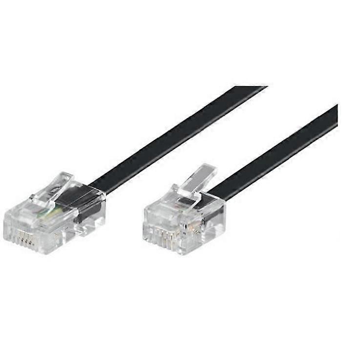 4-poliges modulares Kabel 8P4C Stecker auf...