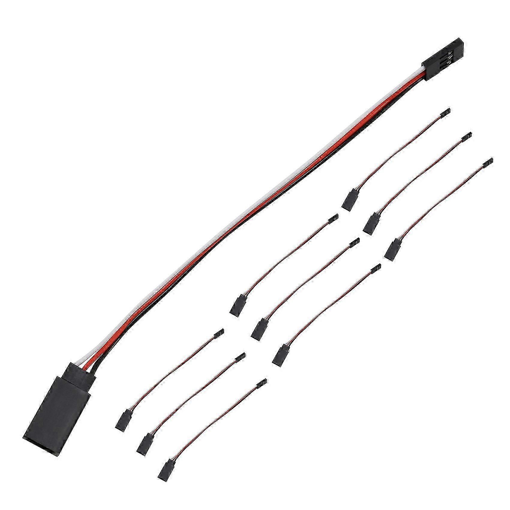 10Pcs 150mm Servo Extension Lead Wire JR Cable 3Pin Male to Female for RC Car